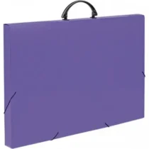 Pasta Maleta Profissional A3 Colors Roxo 30 mm X 350 mm X 500 mm  - Polibras