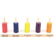 Ábaco Aberto C/ 50 Pçs.  - Carlu Brinquedos