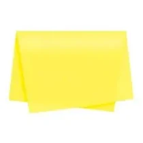 Papel Seda Amarelo 48 cm X 60 cm  - Vmp