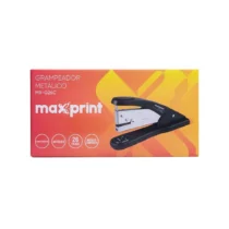 Grampeador Metal. P/ 26 Folhas Mx-G26C Preto - Maxprint