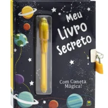 Diário Infantil Meu Livro Secreto C/ Caneta Mágica  - Brasileitura