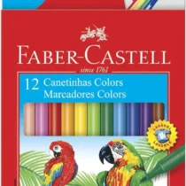 Caneta Hidrocor C/ 12 Cores UN. - Faber-Castell