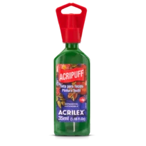 Tinta Acripuff Verde Musgo 35 ml  - Acrilex