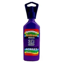 Tinta Dimensional Brilliant Violeta Cobalto 35 ml  - Acrilex