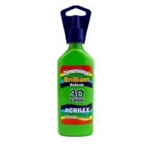 Tinta Dimensional Brilliant Verde Maçã 35 ml  - Acrilex