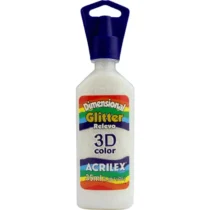 Tinta Dimensional Glitter Cristal 35 ml  - Acrilex