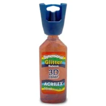 Tinta Dimensional Glitter Ferrugem 35 ml  - Acrilex