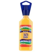 Tinta Dimensional Glitter Sol 35 ml  - Acrilex