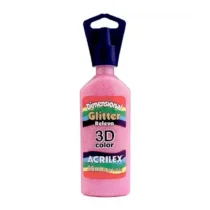 Tinta Dimensional Glitter Rosa Primavera 35 ml  - Acrilex
