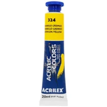 Tinta Acrylic Colors Amarelo Cádmio 20 ml - Acrilex