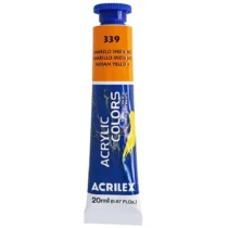 Tinta Acrylic Colors Amarelo Indiano 20 ml - Acrilex