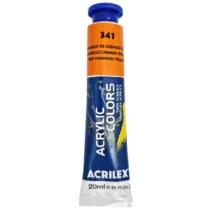 Tinta Acrylic Colors Amarelo De Cádmio Escuro 20 ml - Acrilex
