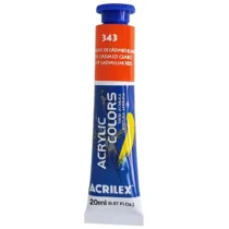Tinta Acrylic Colors Vermelho De Cádmio Claro 20 ml - Acrilex