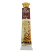 Tinta Oil Colors Classic Vermelho Óxido Transparente 20 ml - Acrilex