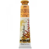 Tinta Oil Colors Classic Amarelo Nápoles Carne  20 ml - Acrilex