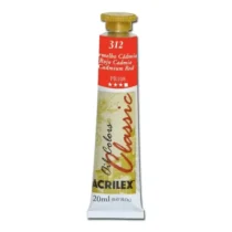 Tinta Oil Colors Classic Vermelho Cádmio 20 ml - Acrilex