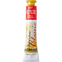 Tinta Oil Colors Classic Vermelhão Chinês 20 ml - Acrilex