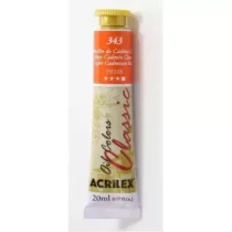 Tinta Oil Colors Classic Vermelho De Cádmio Claro 20 ml - Acrilex