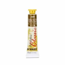 Tinta Oil Colors Classic Amarelo Ocre Ouro 20 ml - Acrilex