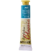Tinta Oil Colors Classic Azul Turquesa 20 ml - Acrilex