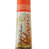 Tinta Oil Colors Classic Vermelho Cádmio Alaranjado  20 ml - Acrilex