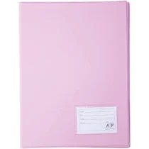 Pasta Catálogo Rosa 245 mm X 335 mm X 20 C/ 20 Env. E Visor  - Acp