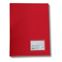 Pasta Catálogo Vermelha 245 mm X 335 mm X 20 C/ 20 Env. E Visor  - Acp