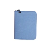 Fichário Sweet Azul 270 mm X 345 mm X 45 mm C/ 96 Fls. 6 Div. E 1 Estojo  - Acp