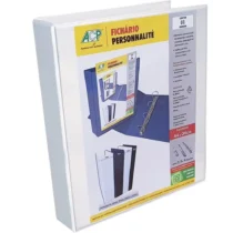 Fichário Personalité Branco 265 mm X 310 mm 60 mm C/ 4 Furos  - Acp