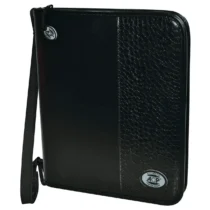 Fichário Croco Black 270 mm X 345 mm X 45 mm C/ 20 Fls. E 6 Div.  - Acp
