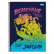 Caderno Peq.  Cliff Beastwave 80 Fls.  - Foroni