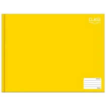 Caderno De Cartografia E Desenho Class Amarelo Capa Dura Broc. 96 Fls. - Foroni