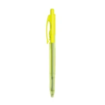 Caneta Esferográfica Vip Amarelo Neon C/ T. Azul 0.7 UN. - Compactor