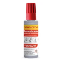 Tinta Refil Vermelha P/ Quadro Branco 30 ml UN. - Compactor
