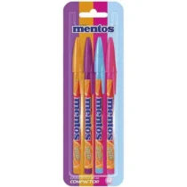 Caneta Esferográfica Mentos 1.0 C/ 4 Cores UN. - Compactor