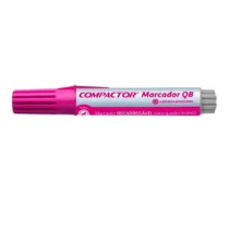 Marcador P/ Quadro Branco Qb Rosa Recarregável  UN. - Compactor