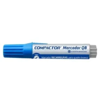 Marcador P/ Quadro Branco Qb Azul Recarregável  UN. - Compactor