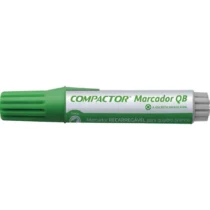 Marcador P/ Quadro Branco Qb Verde Recarregável  UN. - Compactor