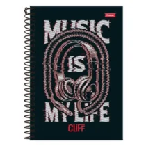 Caderno Peq.  Cliff Music 160 Fls.  - Foroni
