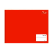Caderno De Cartografia E Desenho Class Vermelho Capa Dura Broc. 96 Fls. - Foroni