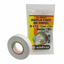 Fita Adesiva Dupla Face 12 mm X 10 M UN. - Adelbras
