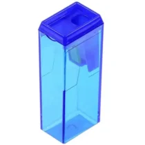 Apontador Retangular Azul C/ Depósito E C/ 1 Furo UN. - Onda