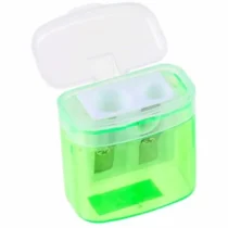 Apontador Box Verde C/ Depósito e C/ 2 Furos UN. - Onda