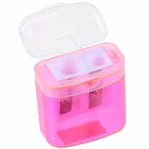 Apontador Box Rosa C/ Depósito e C/ 2 Furos UN. - Onda