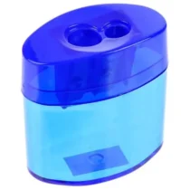 Apontador Oval Azul C/ Depósito E C/ 2 Furos UN. - Onda