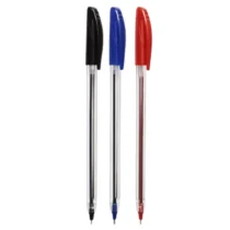 Caneta Esferográfica Hex Azul/ Preta/ Vermelha 1.0 C/ 3 UN. - Onda