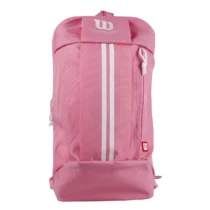 Mochila Mini Em Poliéster Rosa C/ D. Branco - Wilson