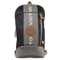Mochila Mini Em Poliéster Preta E Cinza C/ D. Bege - Wilson