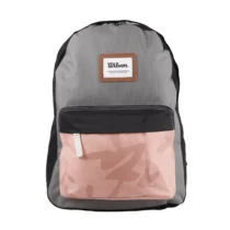 Mochila Em Poliéster Preta E Cinza C/ D. Rosa - Wilson