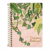 Caderno Naturalis Rosa 10 Mat. 160 Folhas - Tilibra